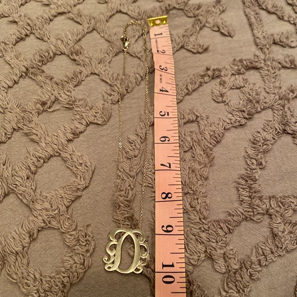 Script D Monogram Necklace - Picture 3 of 3